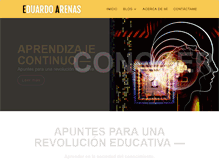 Tablet Screenshot of eduardoarenas.com